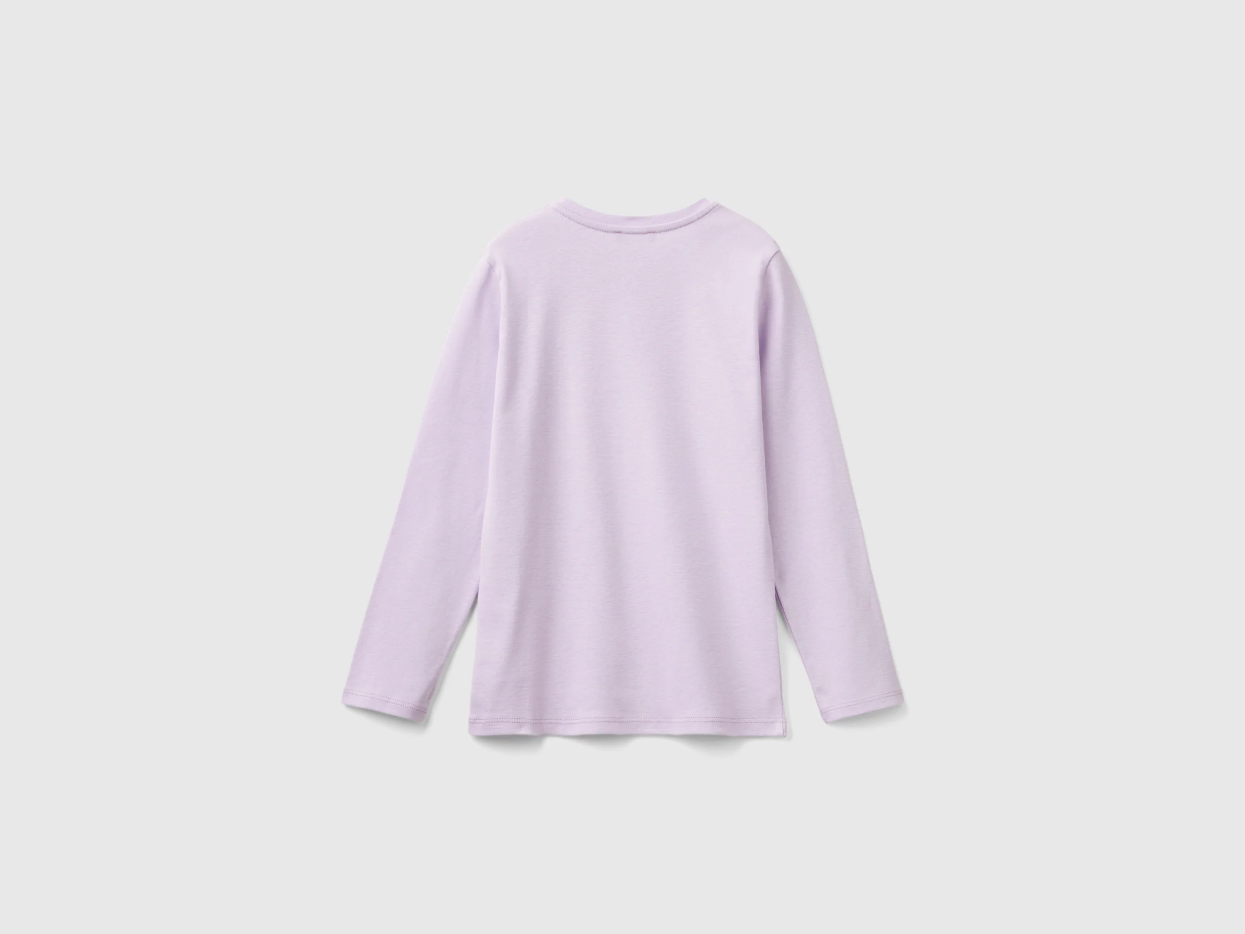 T-shirt manica lunga con stampa glitter - Image 2