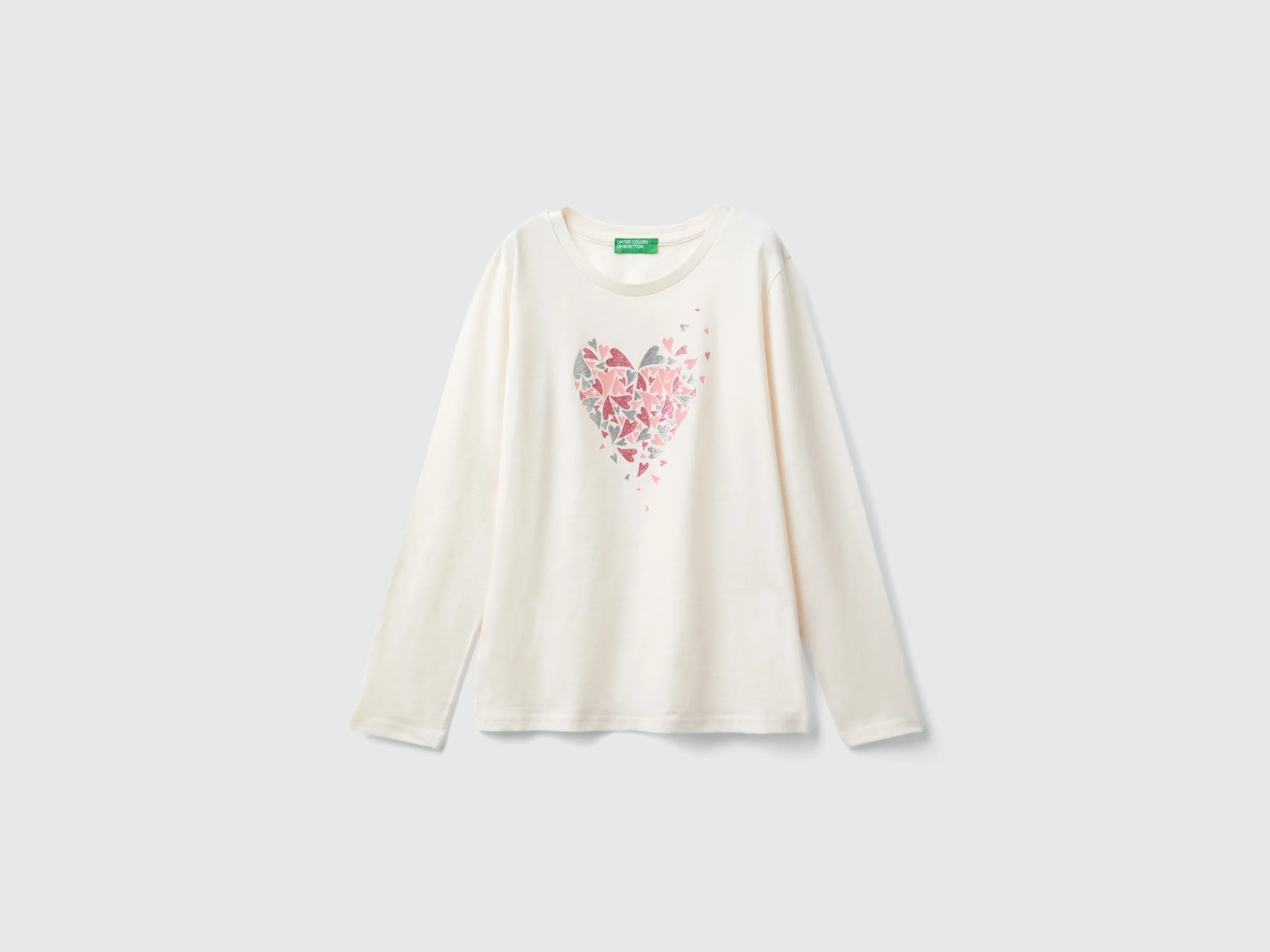 T-shirt manica lunga in cotone bio