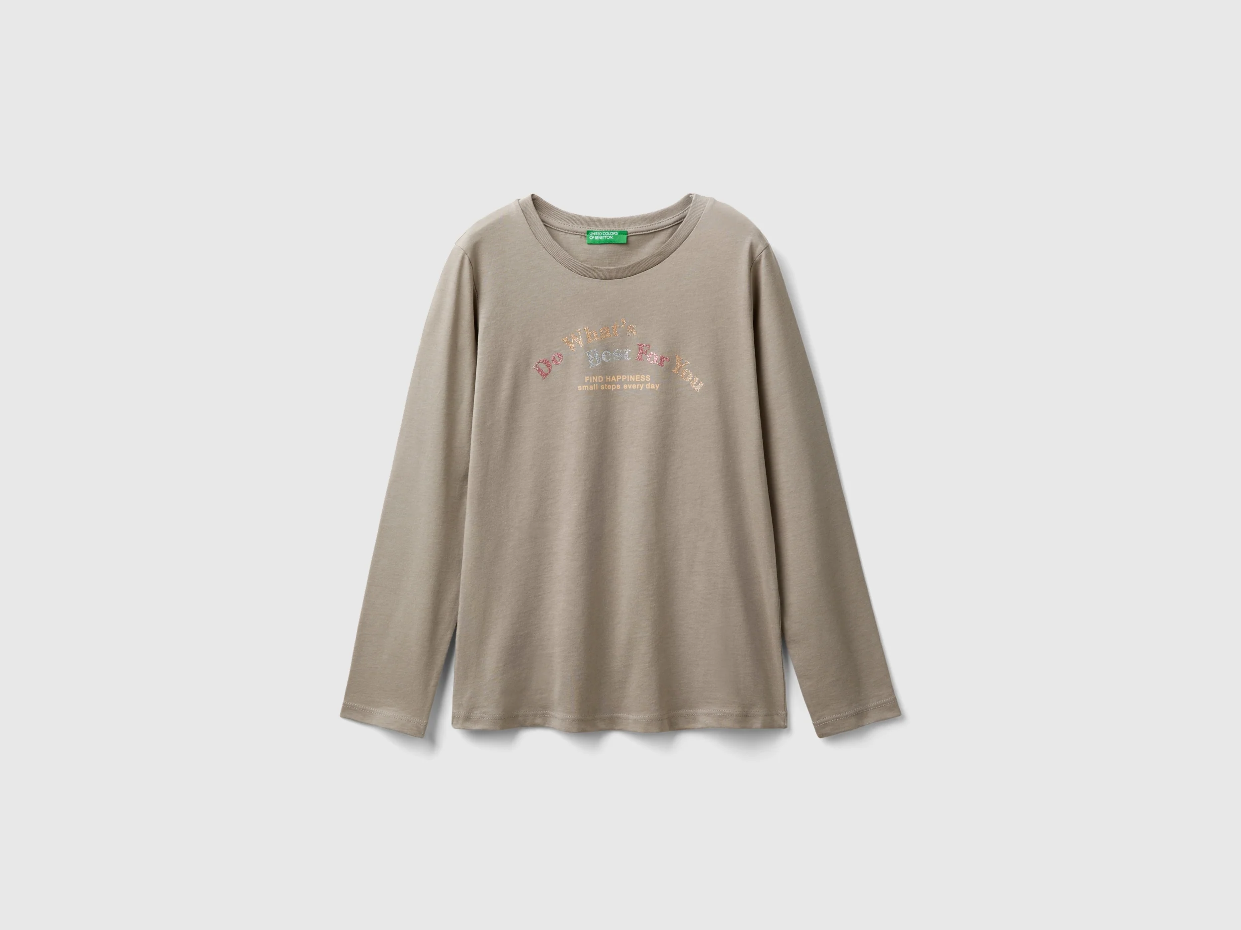 T-shirt manica lunga in cotone bio