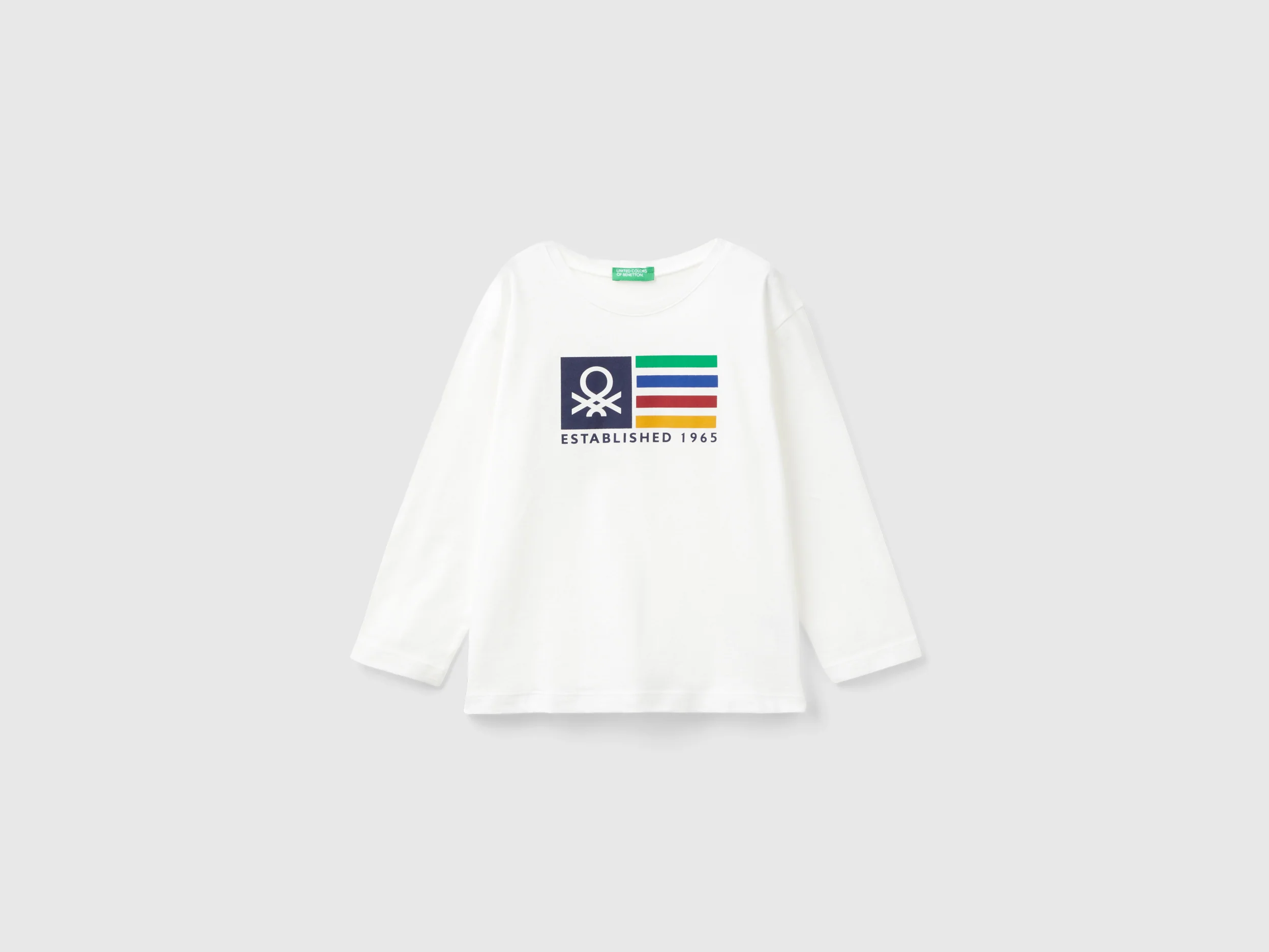 T-shirt manica lunga in cotone bio