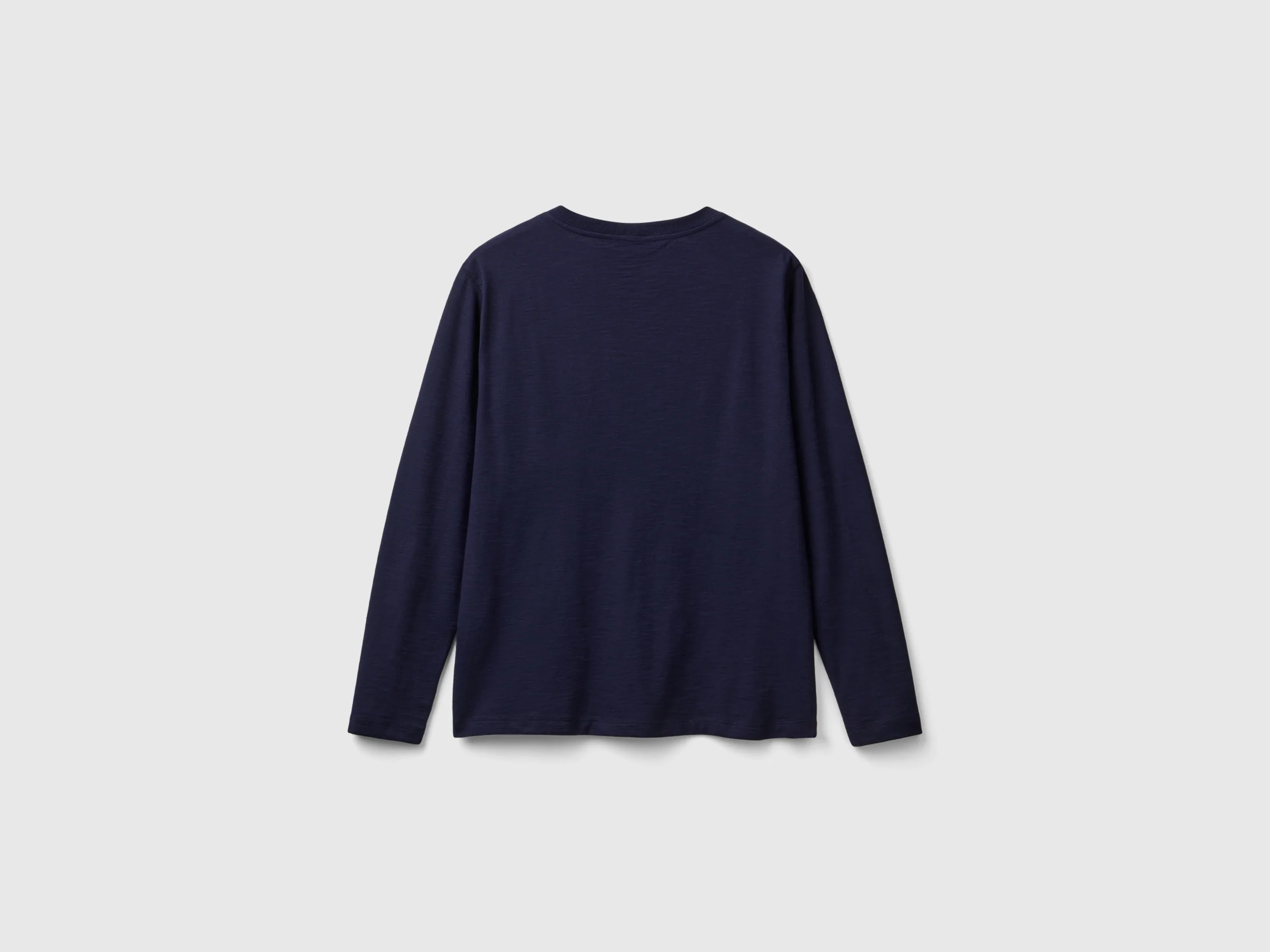 T-shirt manica lunga in cotone leggero - Image 2