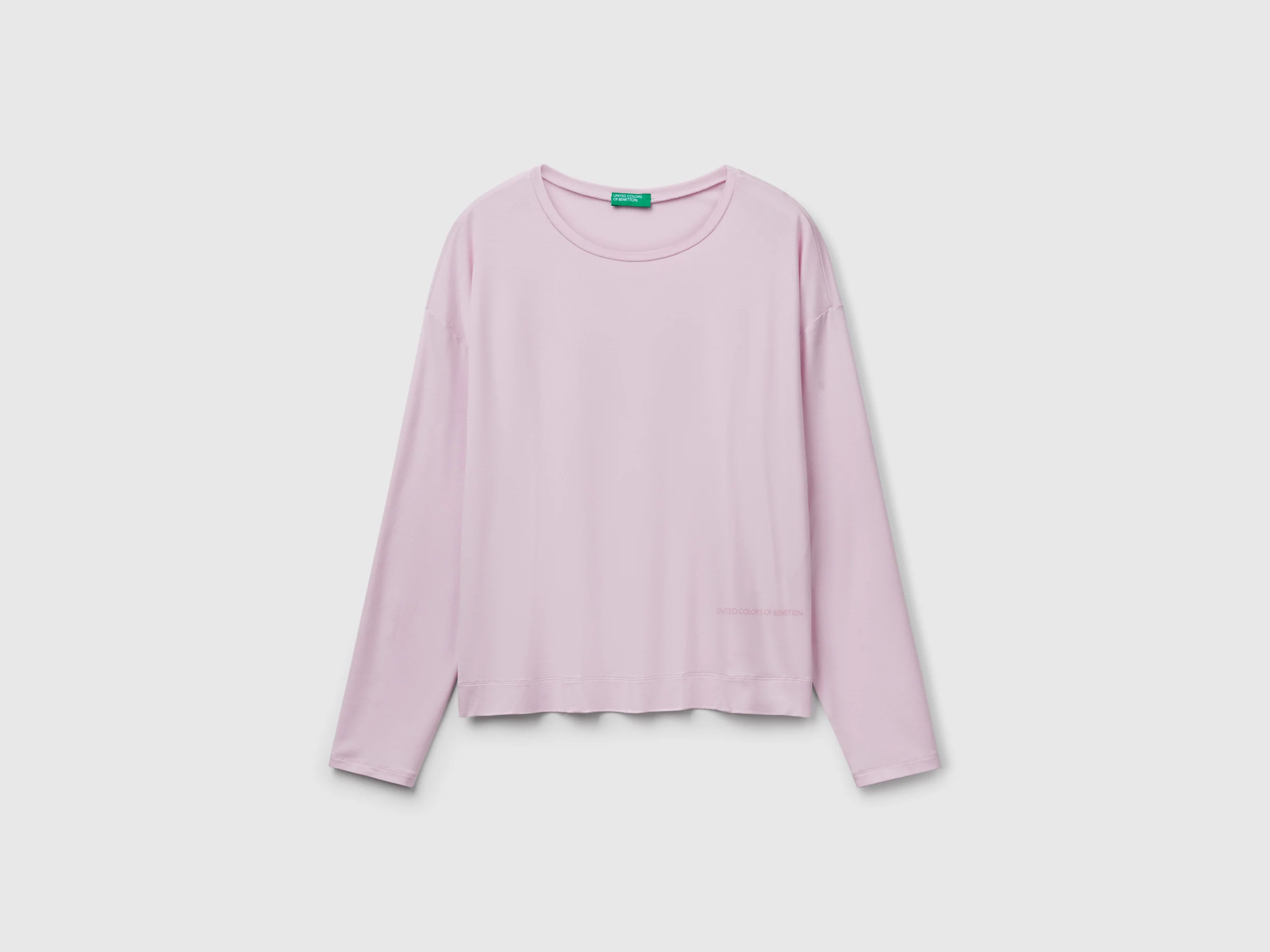 T-shirt manica lunga in Modal stretch