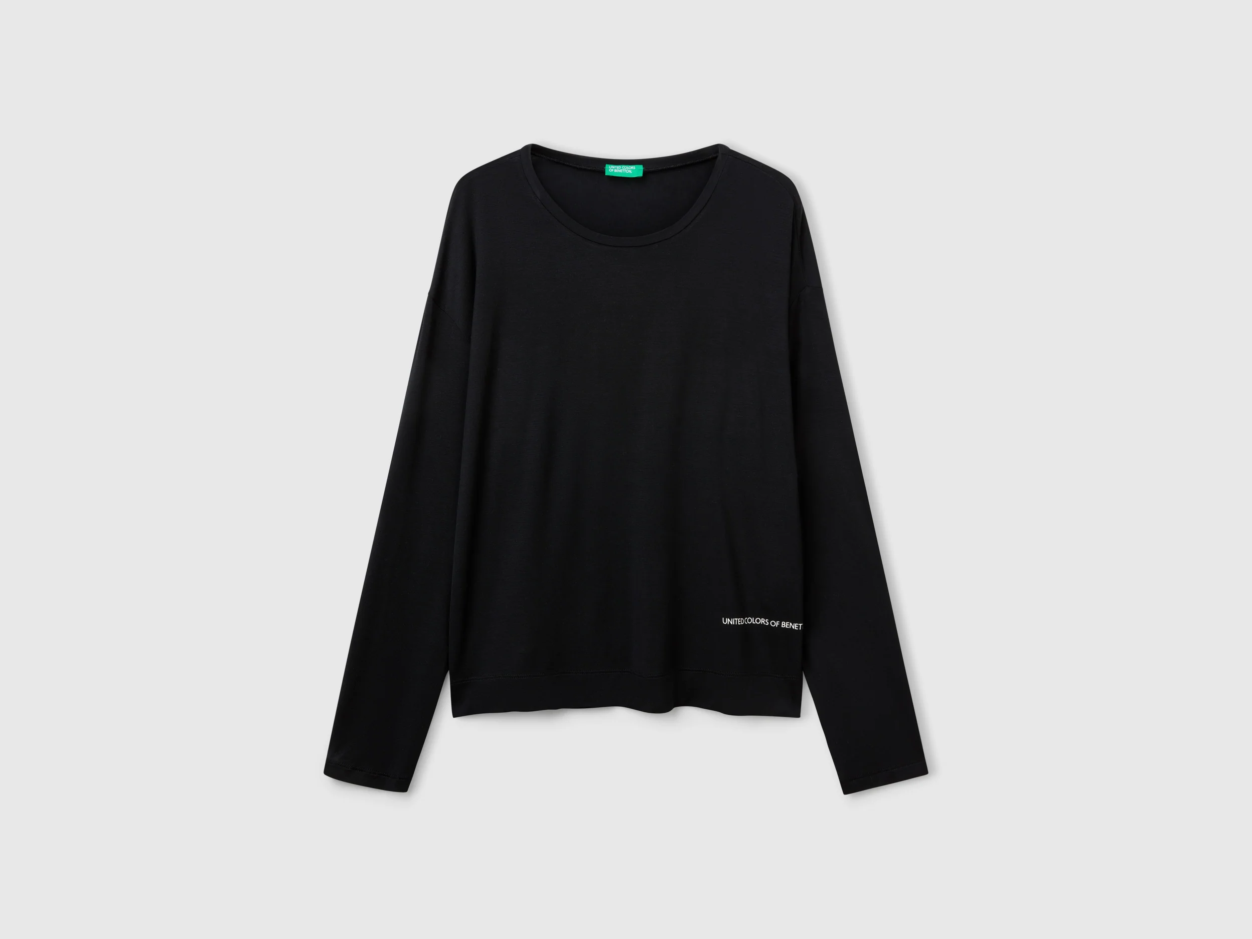 T-shirt manica lunga in Modal stretch