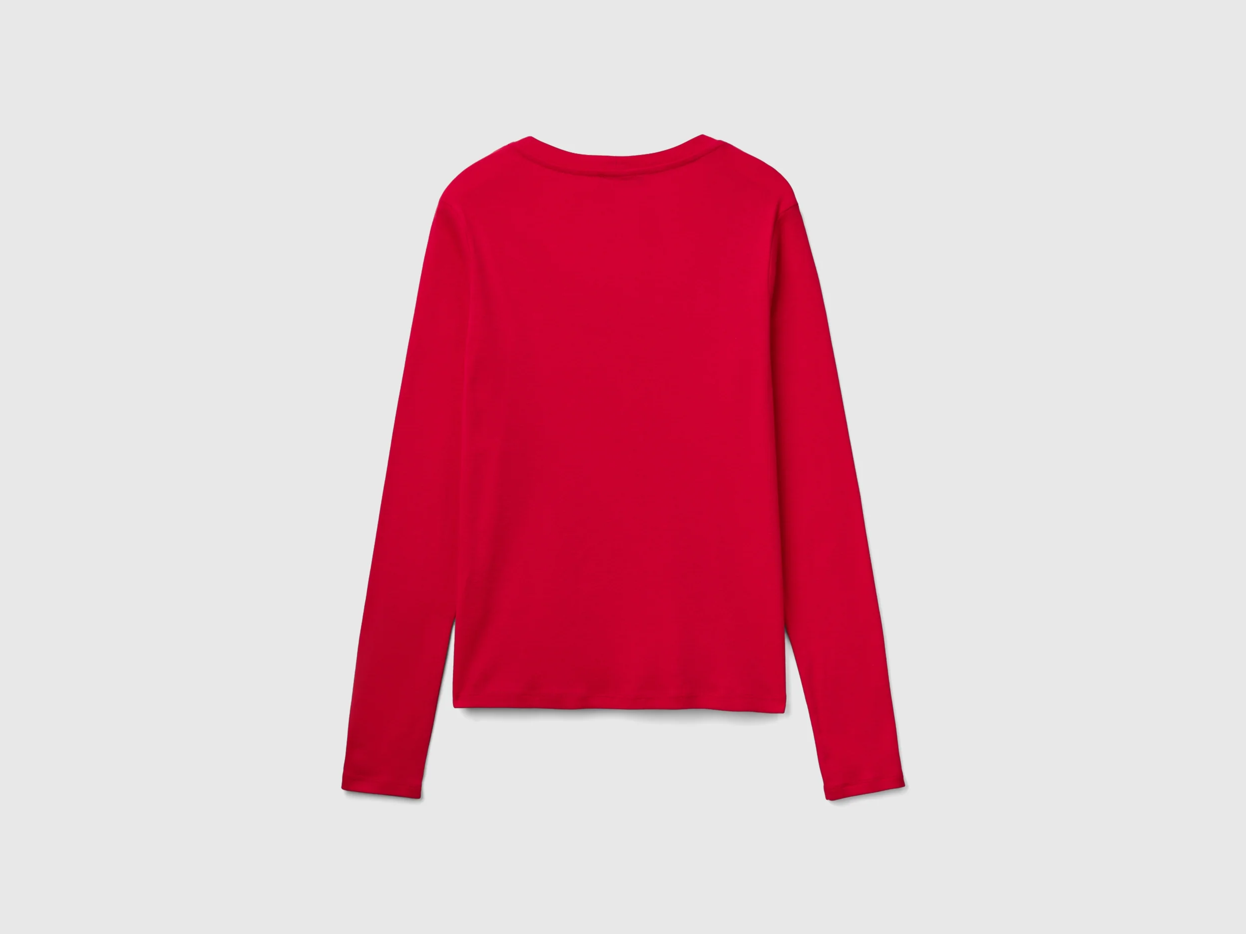T-shirt manica lunga in puro cotone - Image 2