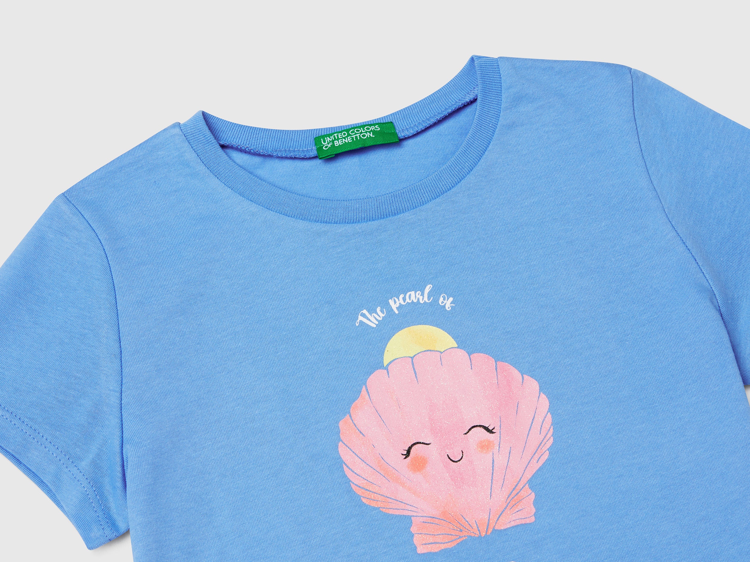 T-shirt regular fit con glitter - Image 3