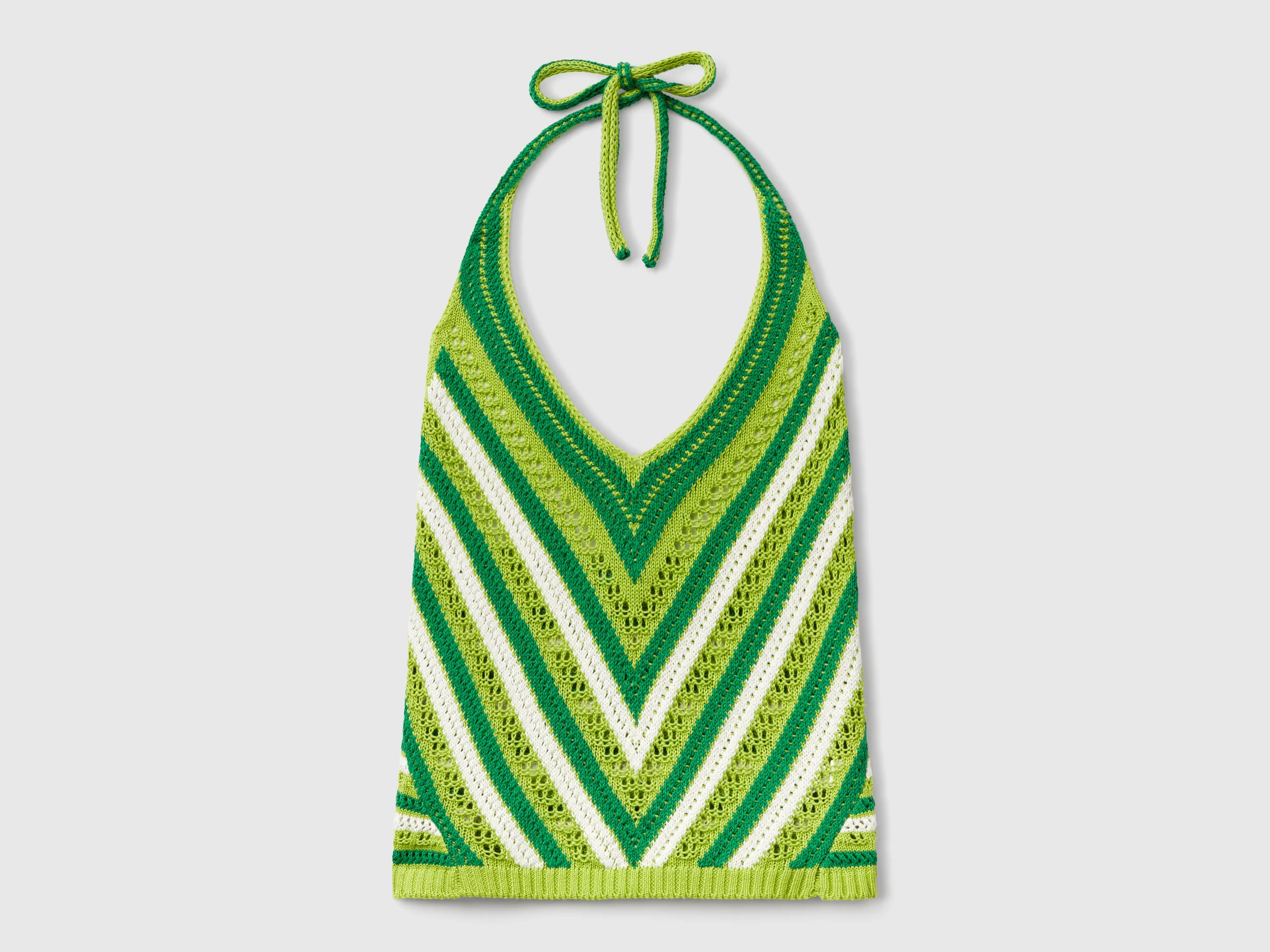 Top a righe crochet