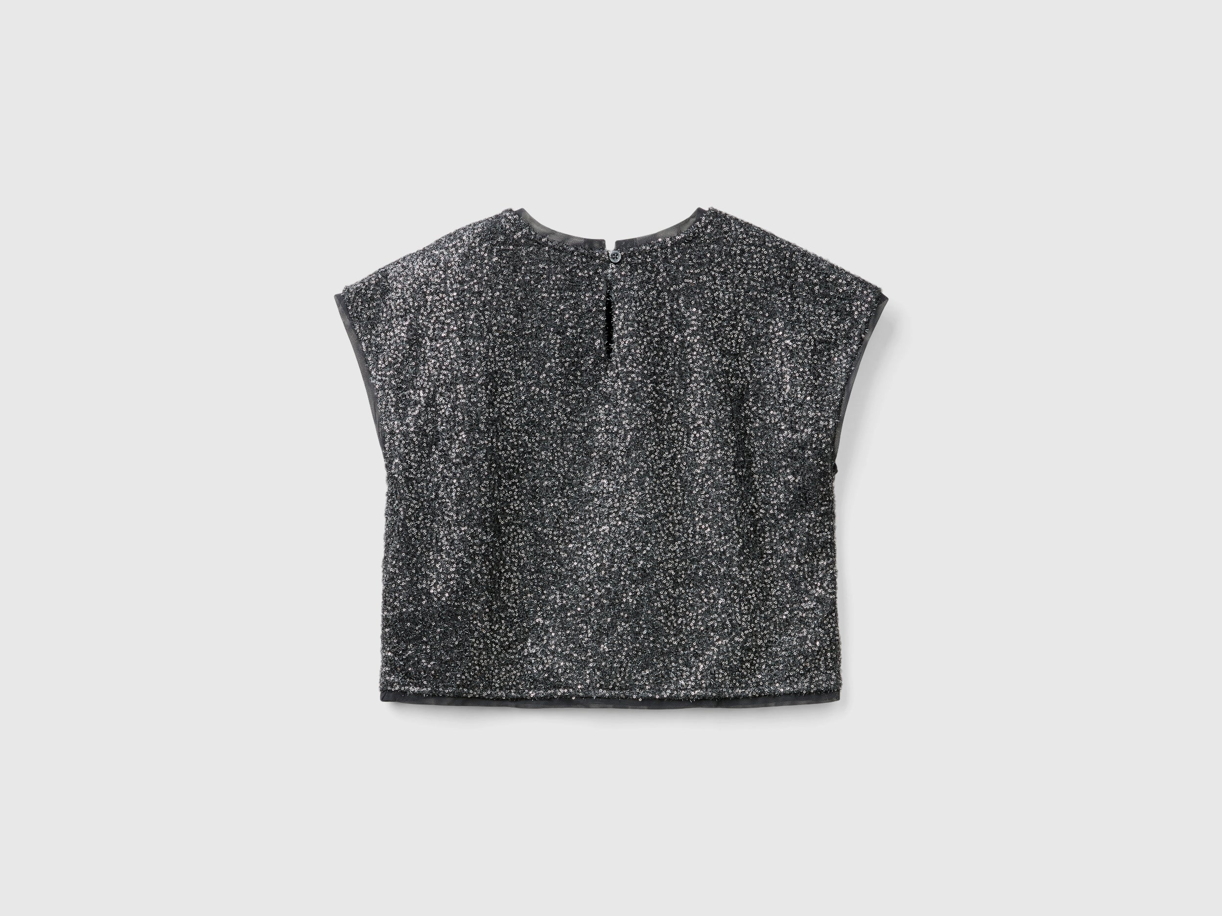 Top boxy fit con paillettes - Image 2