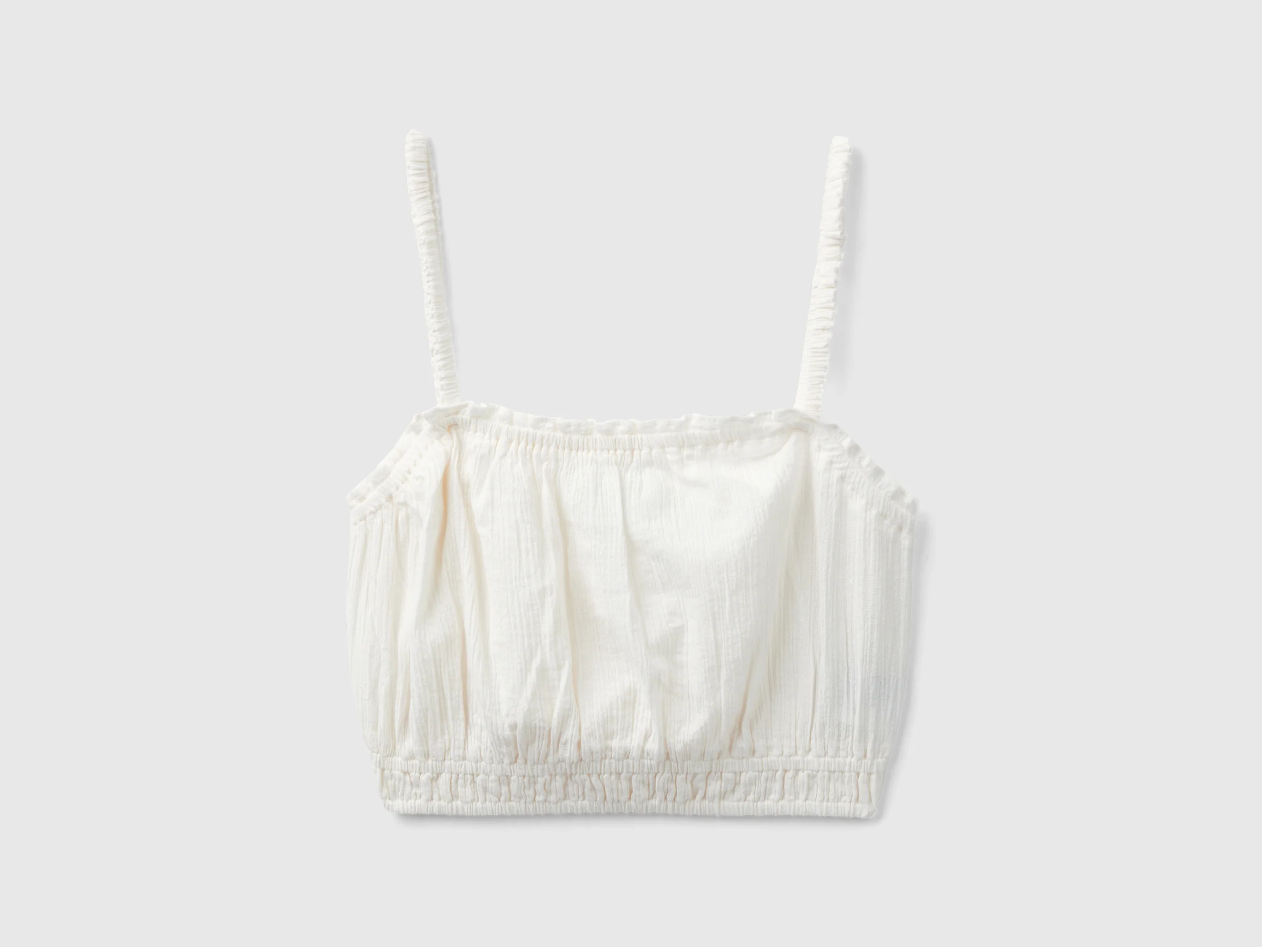 Top cropped 100% cotone