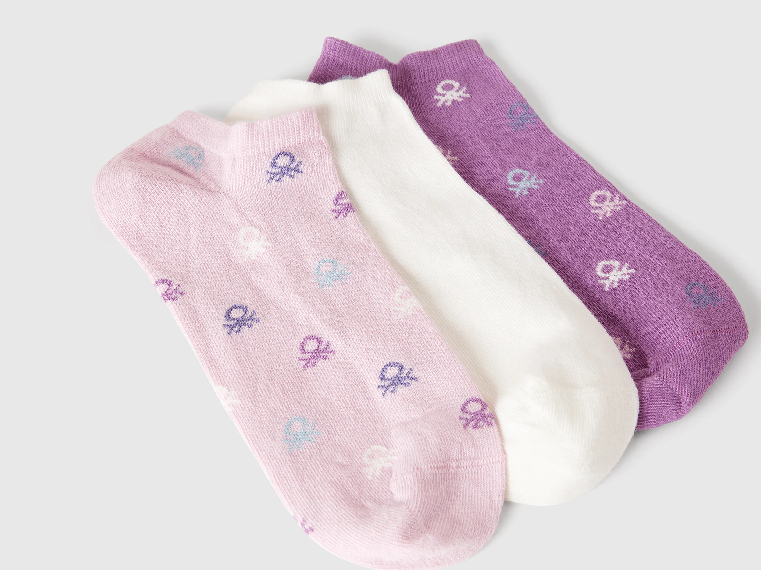 Tre paia di calzini in misto cotone stretch - Image 2