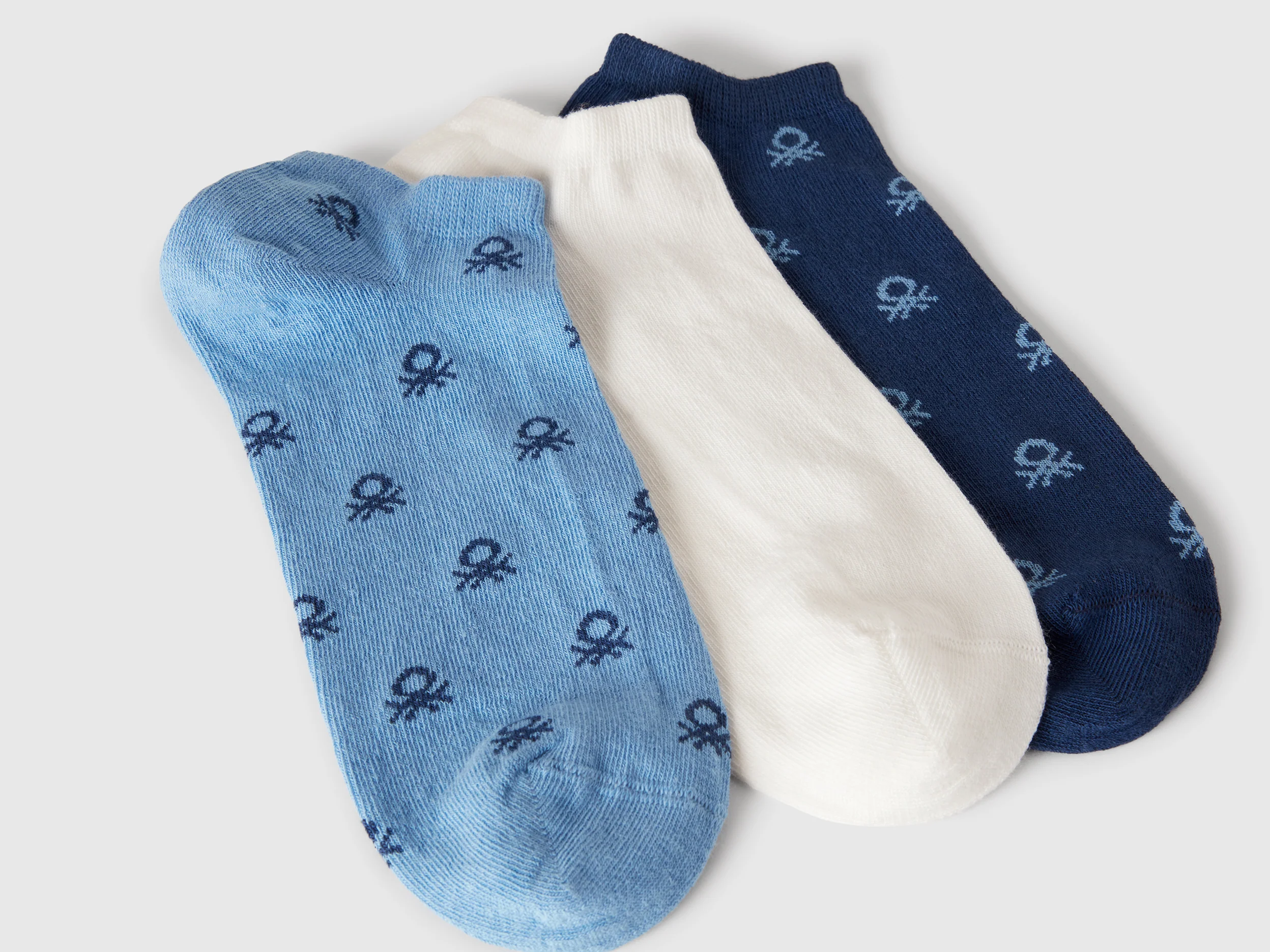 Tre paia di calzini in misto cotone stretch - Image 2