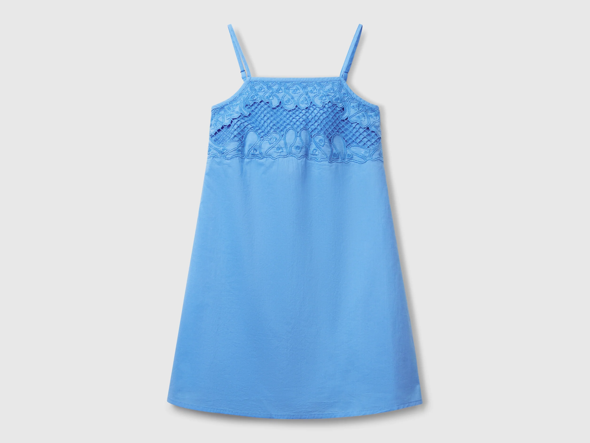 Vestito con top ricamato