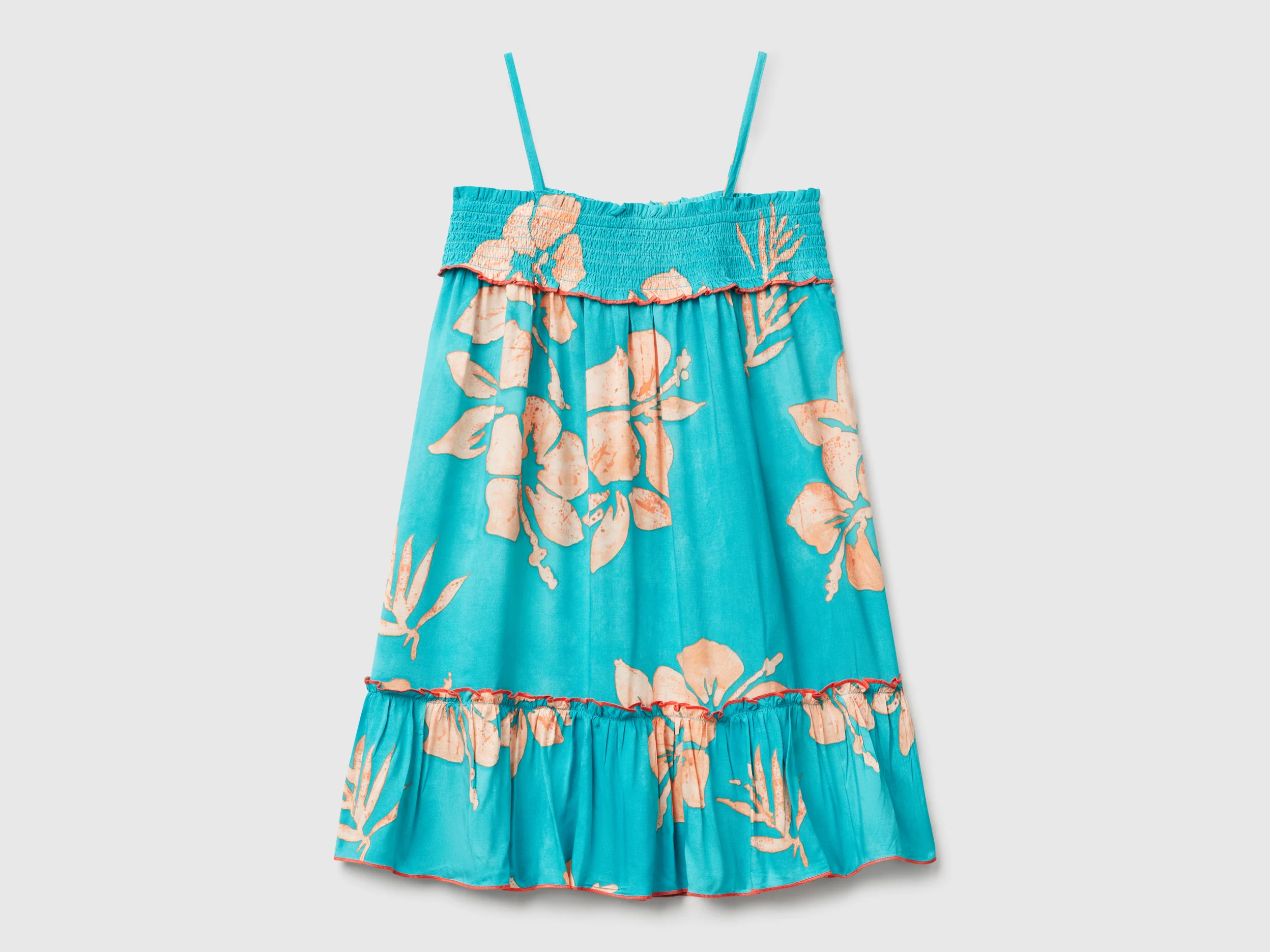 Vestito fluido con stampa fiori - Image 2
