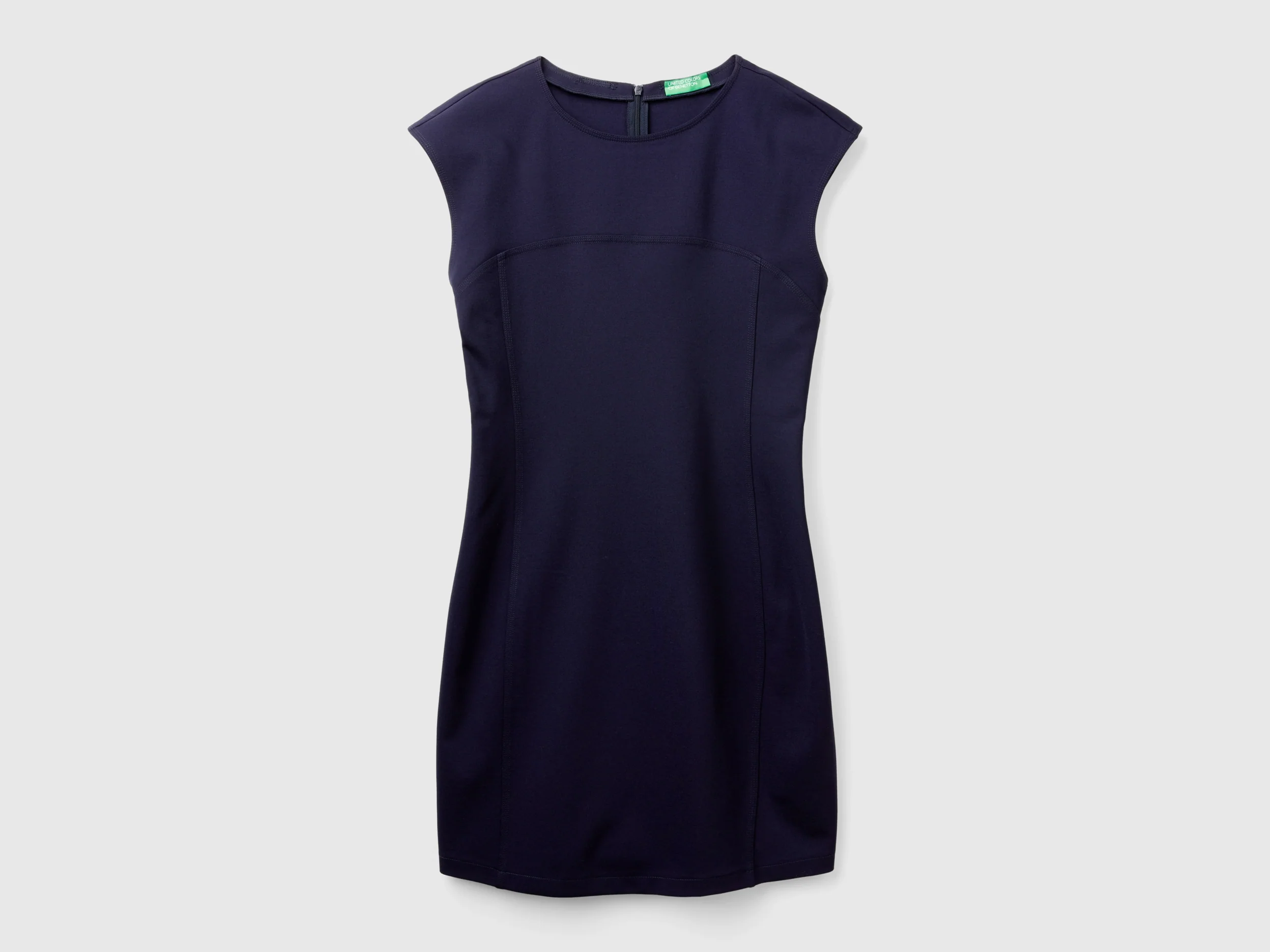 Vestito slim fit in misto viscosa stretch