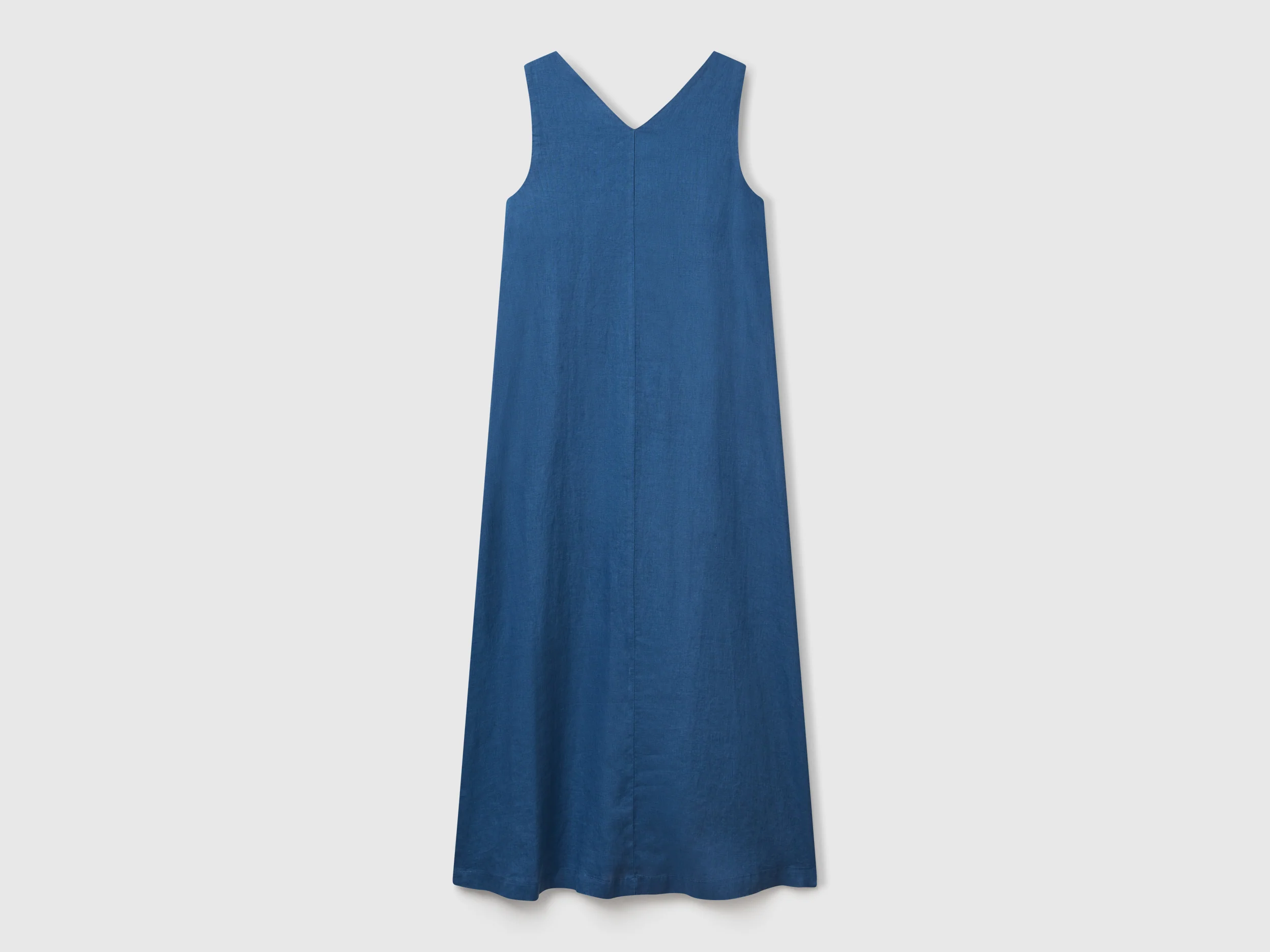 Vestito smanicato in puro lino - Image 2