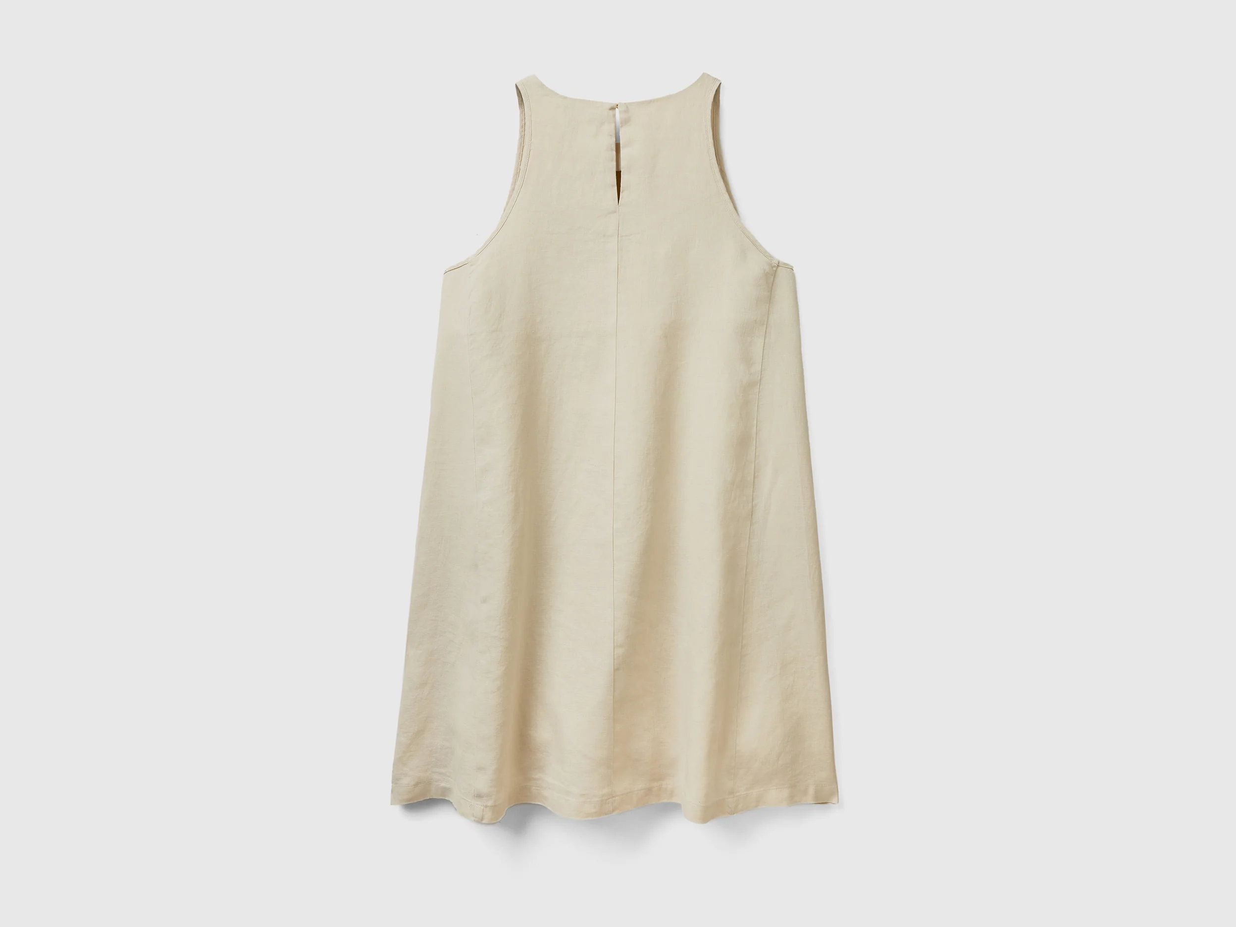 Vestito smanicato in puro lino - Image 2