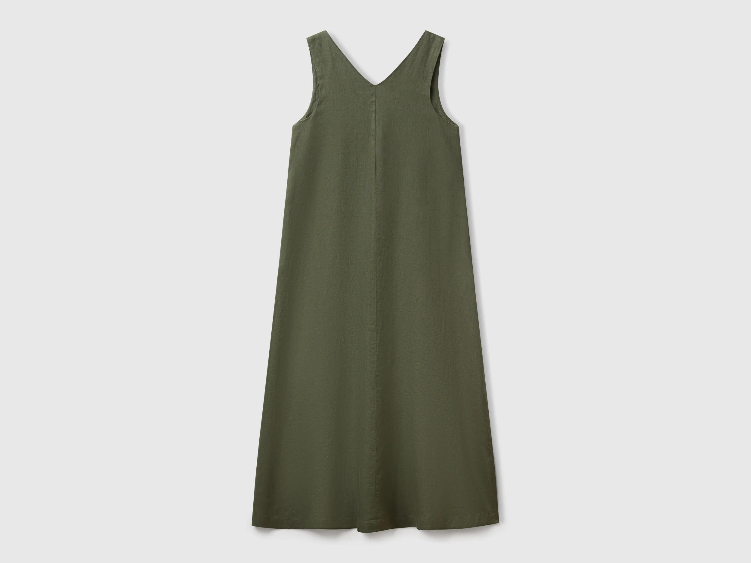 Vestito smanicato in puro lino - Image 2